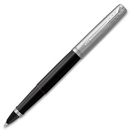 Ручка-роллер Parker &quot;Jotter Originals Black Chrome СT&quot; черная, 0,8мм, подарочная упаковка