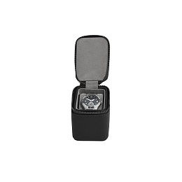 Pebble Black Single Zipped Watch Box 
