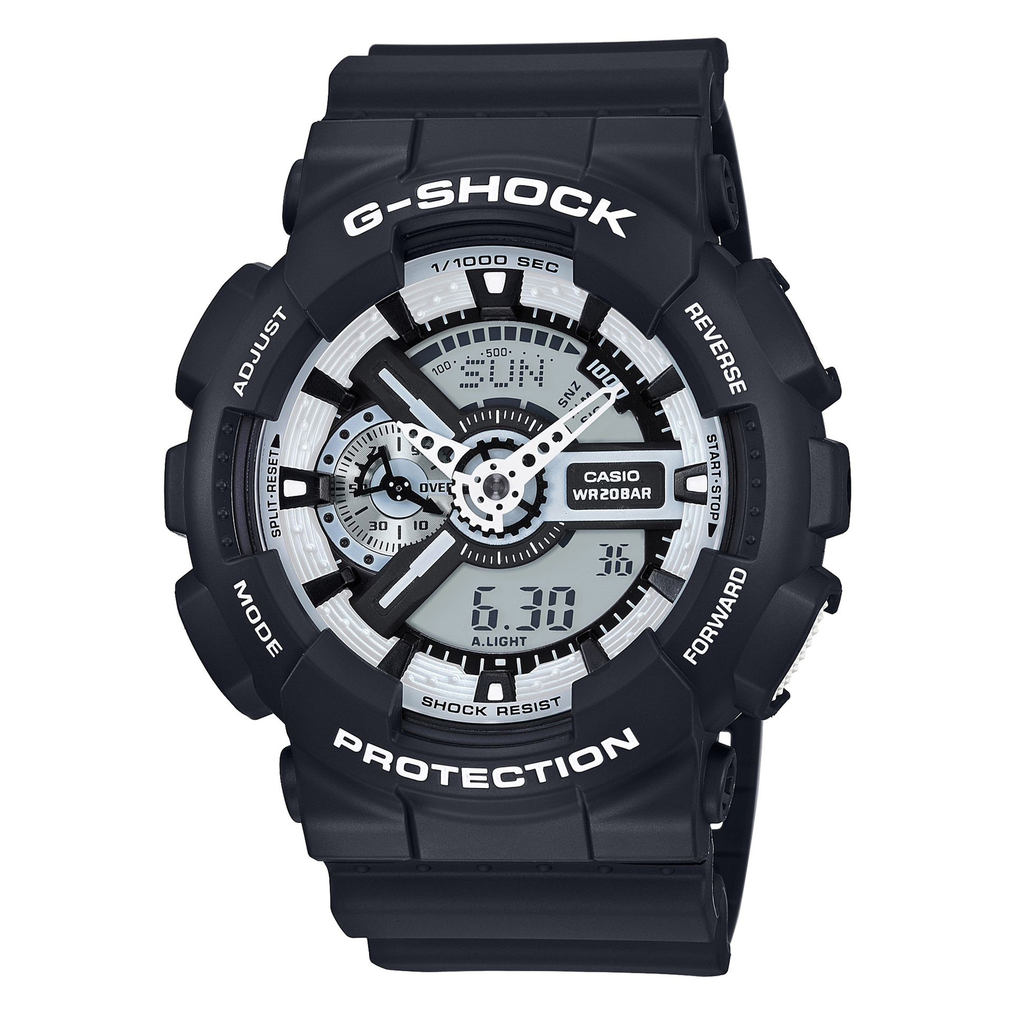 Часы g g мужские. Casio ga-110bw-1a. G Shock ga 110. Casio ga 110. G Shock прозрачные.