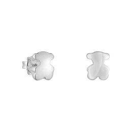 SILVER EARRINGS BEAR 10,5MM