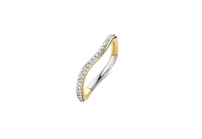 TI SENTO Ring Gilded /12260ZY/54