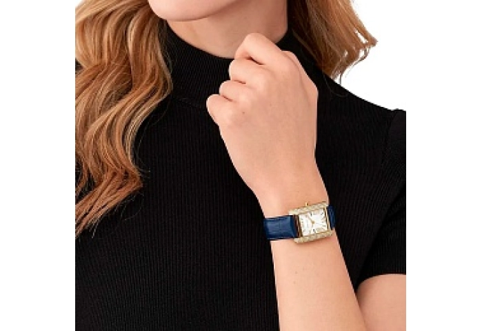 ANALOG WATCH 0 JWL GP LEATHER STRAP