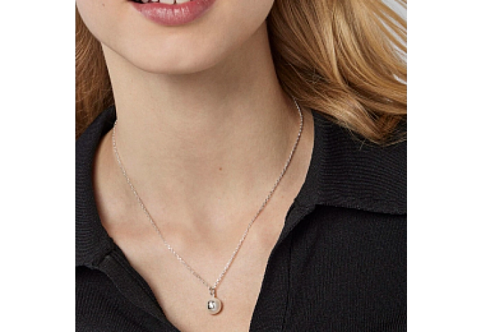 SILVER PENDANT CULTURED PEARL CHAIN