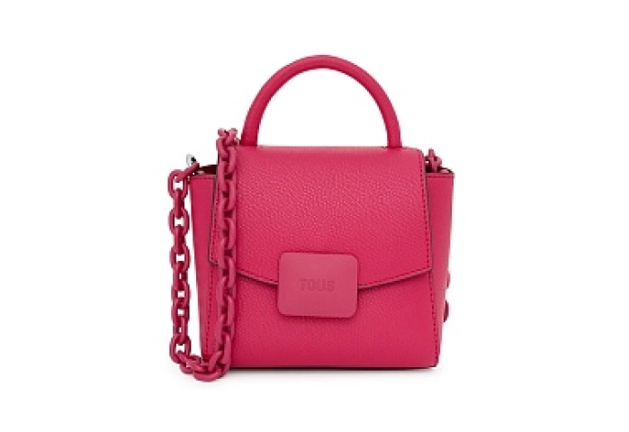 PVC.PU,MINIHANDBAG T LUCIA FUCHSIA