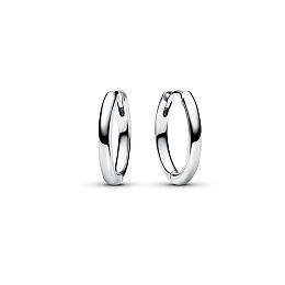 Sterling silver hoop earrings