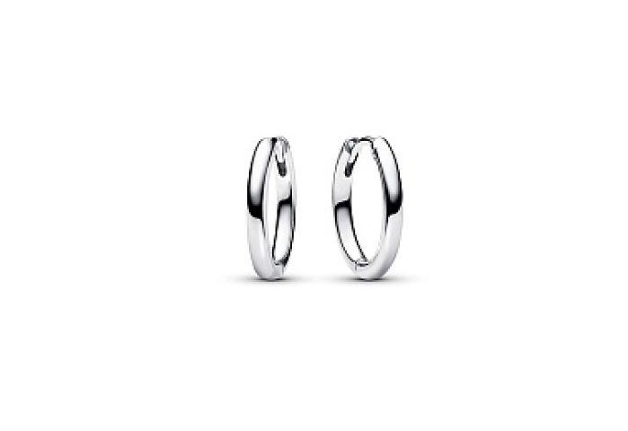 Sterling silver hoop earrings