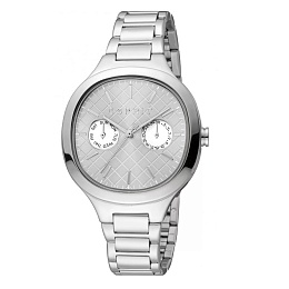 ESPRIT Women Watch, Silver Color Case, Dark Grey D