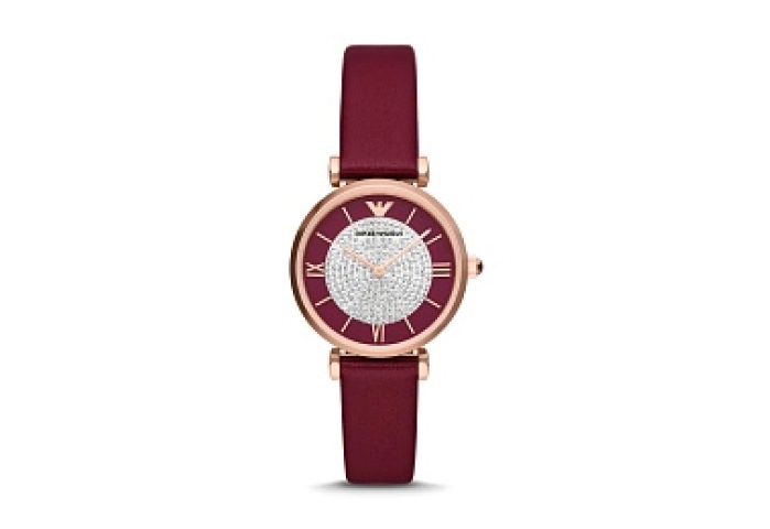 ANALOG WATCH 0 JWL GP LEATHER STRAP
