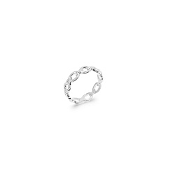 RINGPLATEDSILVER 925 RHODIUM