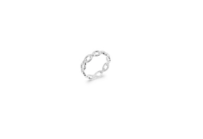 RINGPLATEDSILVER 925 RHODIUM