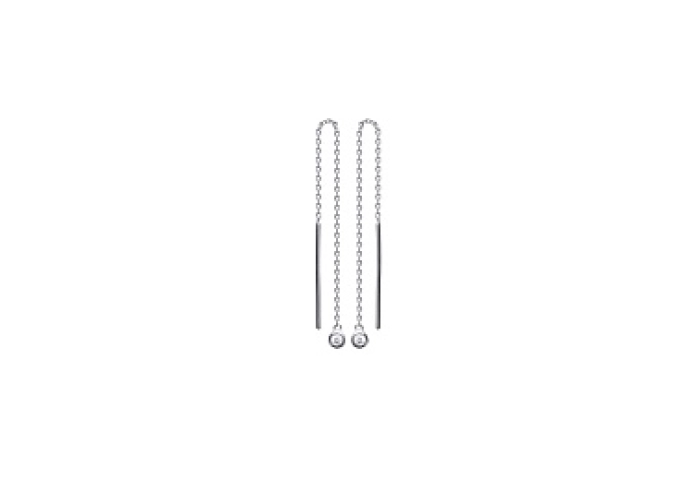 EARRINGSRHODIUM PLATEDSILVER CZ925