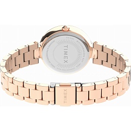 Adorn Rose Gold-tone Case and Bracelet with Mocha Dial