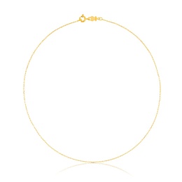 18KT GOLD CHOKER CHAIN 40CM