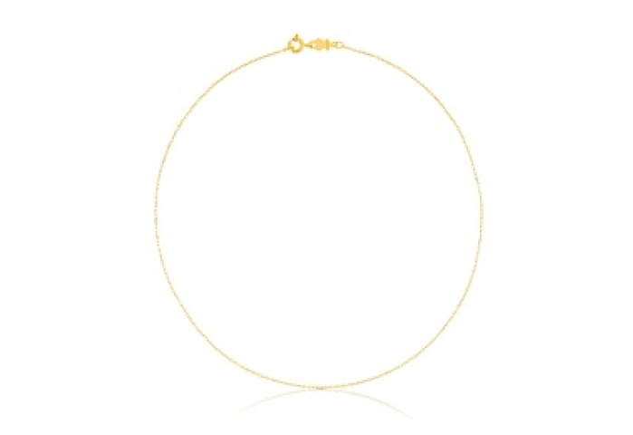 18KT GOLD CHOKER CHAIN 40CM