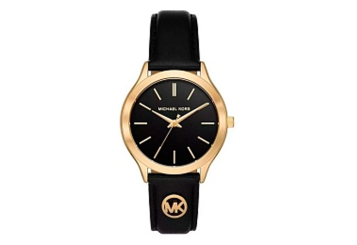 ANALOG WATCH 0 JWL GP LEATHER STRAP