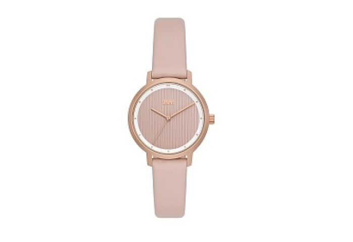 ANALOG WATCH 0 JWL SS LEATHER STRAP