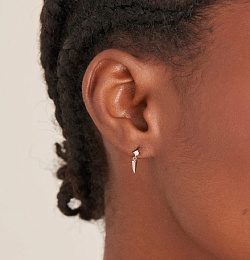 SPARKLE SPIKE STUD EARRINGS