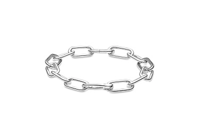 Sterling silver medium link bracelet
