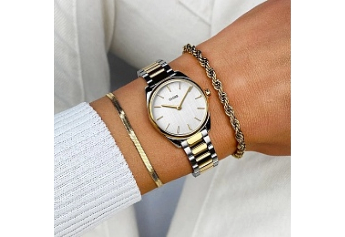 Féroce Mini Watch Steel, Silver, Bicolour