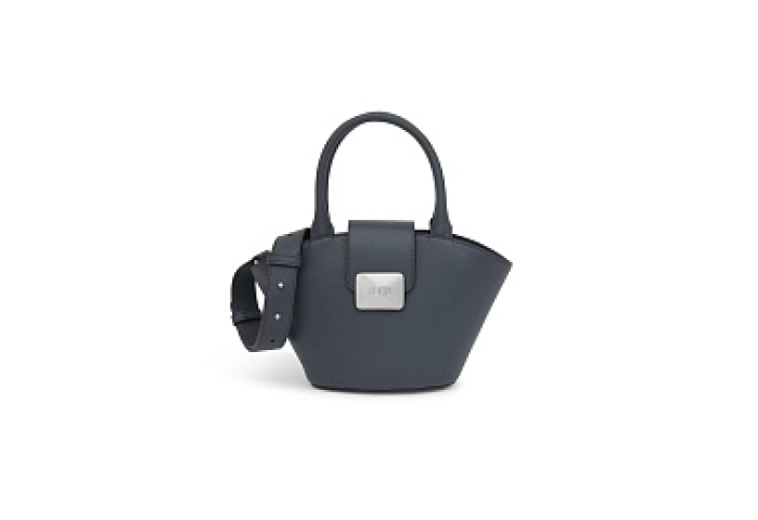 PVC.PU,HANDBAG S.T LUCIA DARK GREY