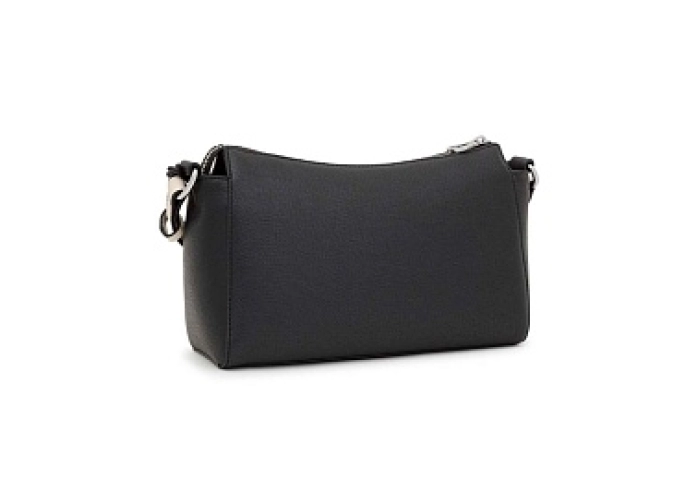 PU.CO,HANDBAG M T AMANDA BLACK-BEIGE