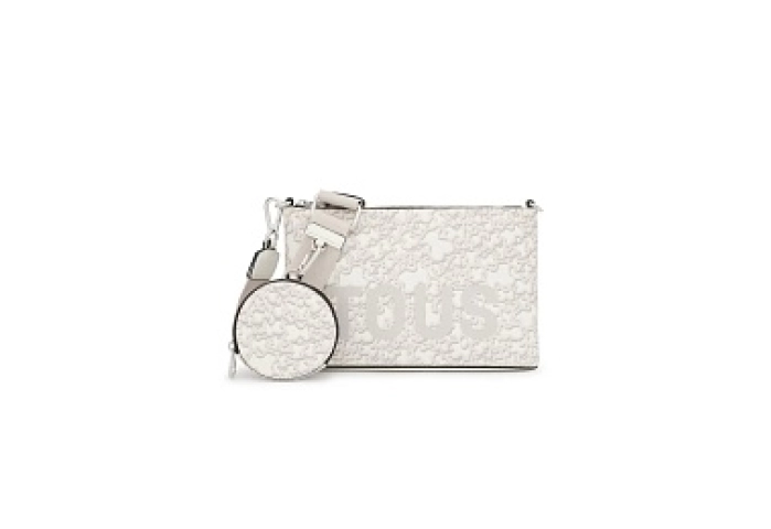 PVC.PU.COT,HANDBAG FLAT K M EVOL GREY LI