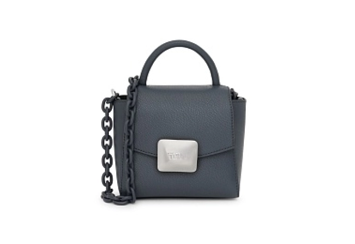 PVC.PU,MINIHANDBAG T LUCIA DARK GREY