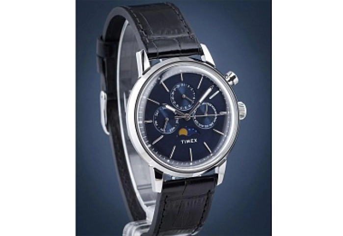 Marlin Quartz Moon Phase 40mm SST Case