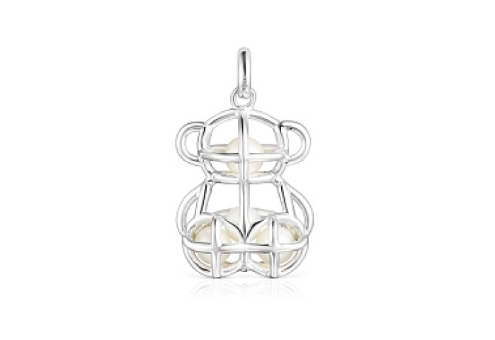 SILVER PENDANT CULTURED PEARL 25MM