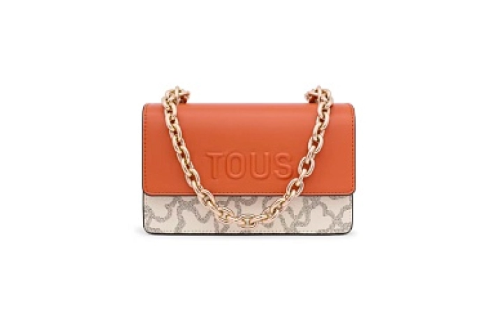 PVC.PU.AL.CO,HANDBAG K ICON BEIGE-NEGR