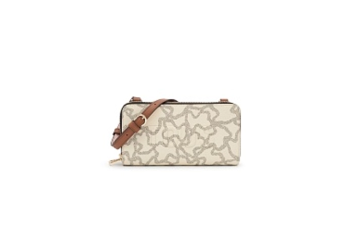 PVC.PU.COT,WALLET-MVLHOLD K ICON BEIGE-M