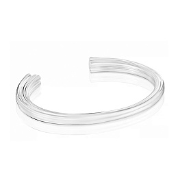 SILVER BANGLE BRACELET BEAR N17