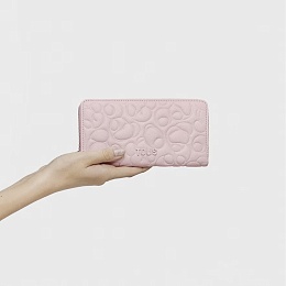 CLEA.COT,WALLET M.T GRETA PINK STICK