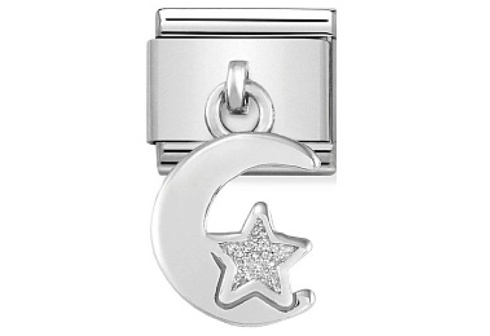 Composable Classic CHARMS acciaio Luna e stella