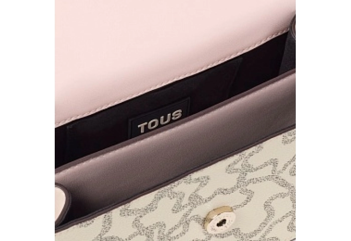PVC.PU.AL.CO,HANDBAG K ICON BEIGE-MULT