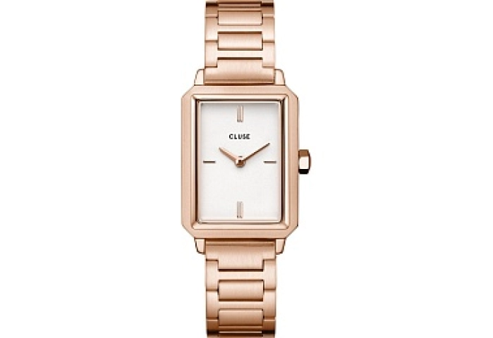 Fluette Steel White Rose Gold Colour