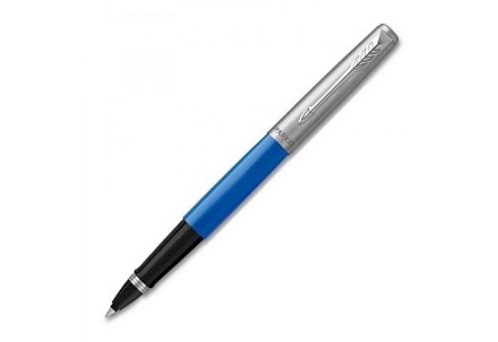 Ручка-роллер Parker &quot;Jotter Originals Blue Chrome СT&quot; черная, 0,8мм, подарочная упаковка
