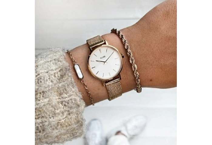 Boho Chic Petite Mesh, Rose Gold, White/Rose Gold