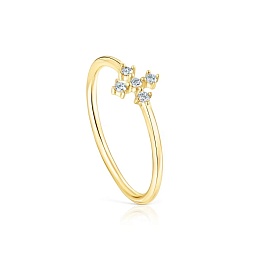 18KT GOLD RING 0.08CT H/SI DIAMOND N12