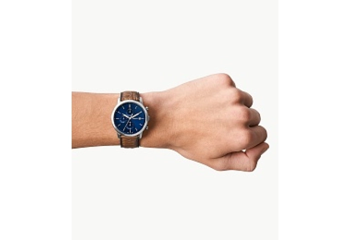 ANALOG WATCH 0 JWL SS LEATHER STRAP