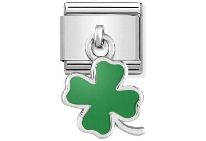 Composable Classic CHARMS acciaio Quadrifoglio ver