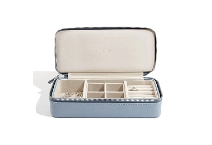 Dusky Blue Large (with Petite) Travel Box