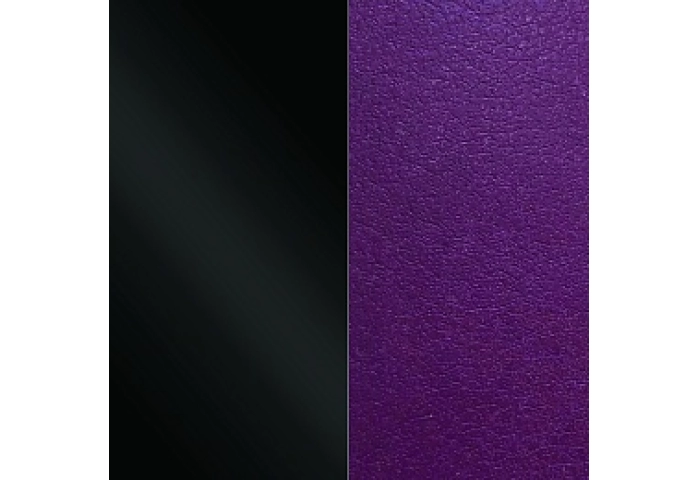 PATENT BLACK LEATHER/DARK PURPLE LEATHER