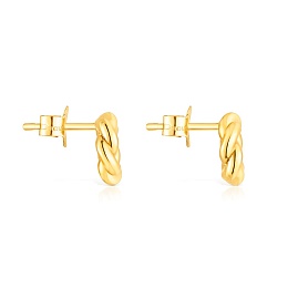 18KT GOLD EARRINGS 10MM