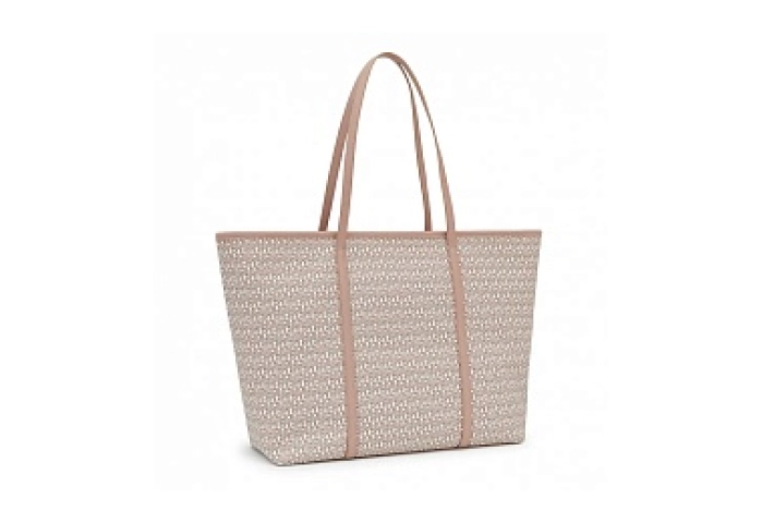 PVC.PU.COT,HANDBAG L.T MANIF TAUPE-MULTI