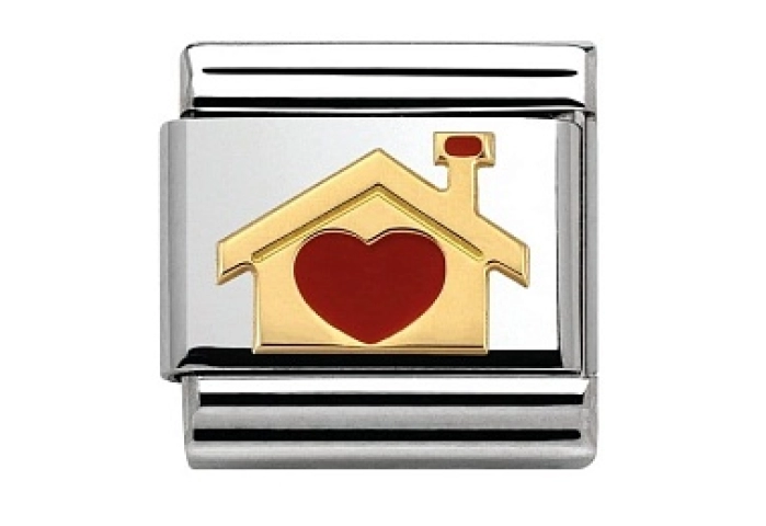 Composable Classic LOVE 2 acciaio Casa con cuore