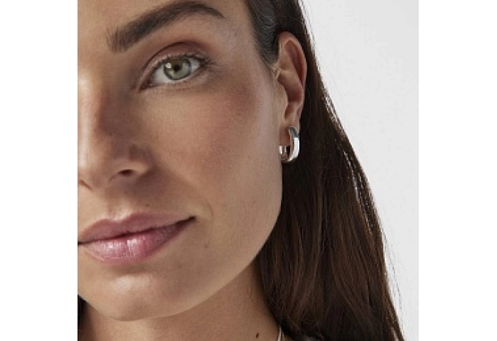 SILVER HOOP EARRINGS 20MM