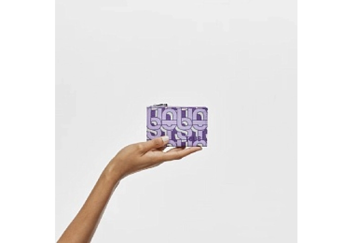 PVC.COT,COINPURSE T MANIFESTO MAUVE