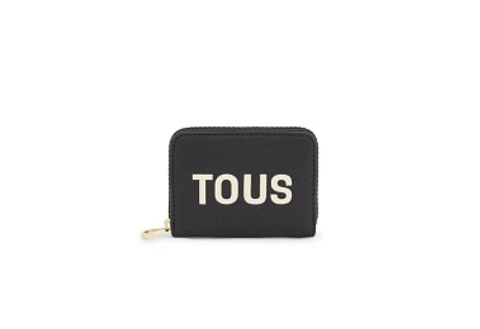 PU.COT,COINPURSE M.T HALFMOON BLACK