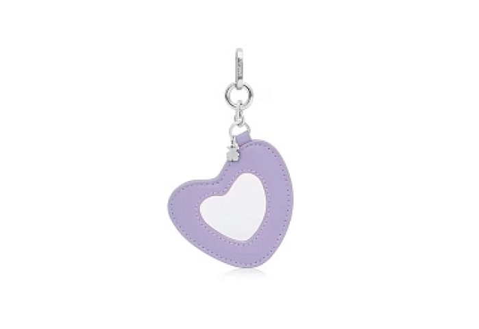 LA.POLIM.ZN.PU,KEYCHAIN MOTIF PURPLE DA